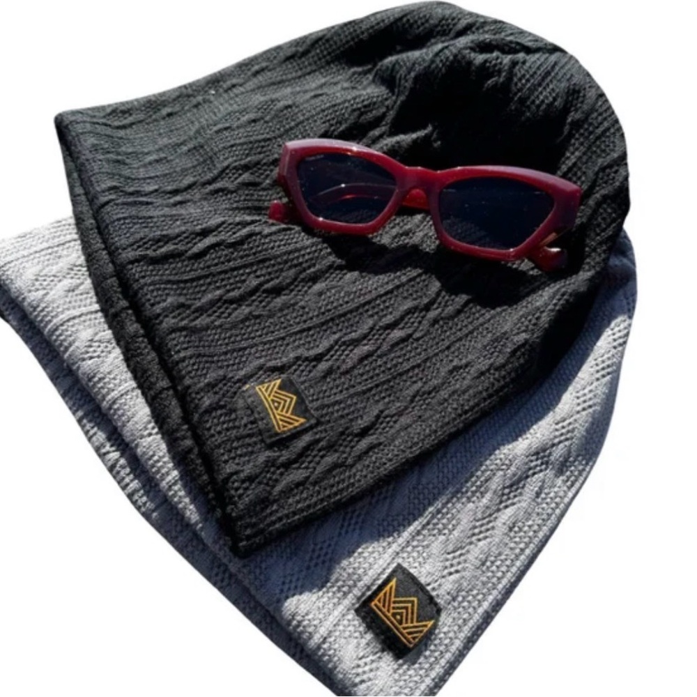 👑 Original Gracie & Roo EMF Block Beanie, Travel Tech, 5G WiFi, 💯 silver Lining